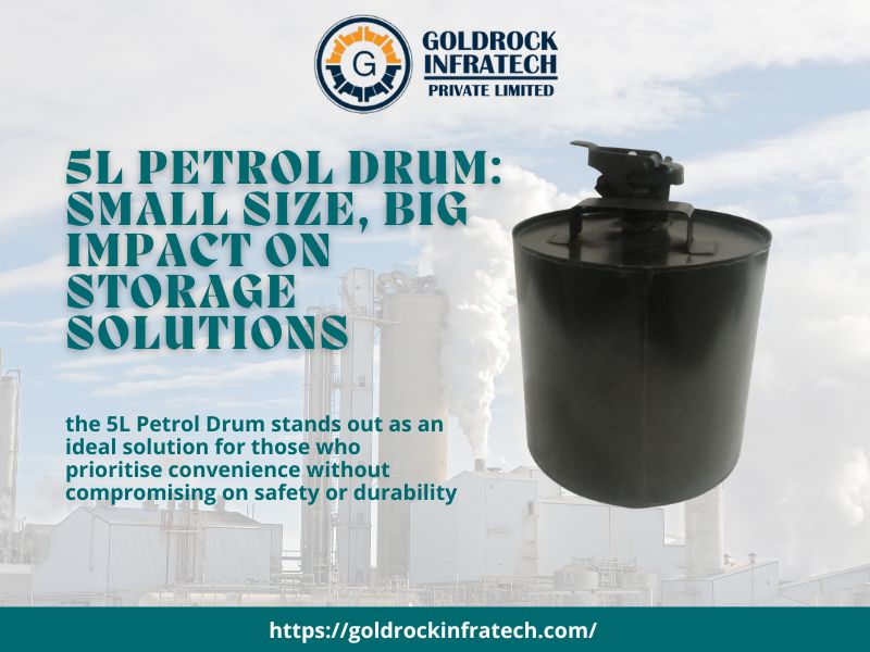 5l petrol drum small size, big impact on storage solutions