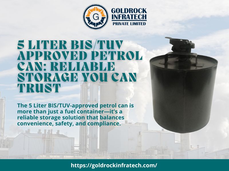 5 liter bistuv approved petrol can reliable storage you can trust