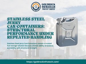 stainless steel jerry can/containers structural performance under repeated handling
