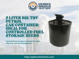 5 Liter BIS/TUV Petrol Can/Container Ideal for Controlled Fuel Storage Needs