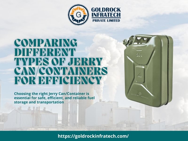 Comparing Different Types of Jerry Can/Containers for Efficiency